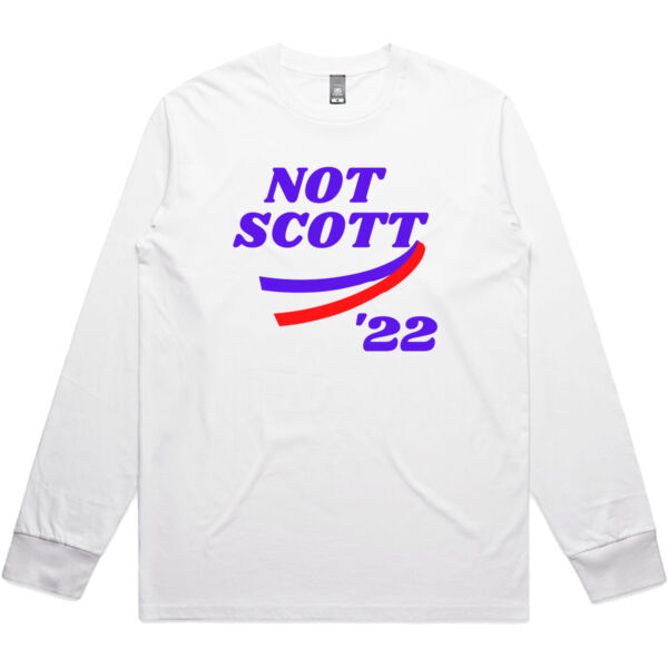 Not Scott Campaign Long Sleeve Tee Thumbnail
